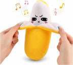 Child Musical Sensory Toy,Interactive Plush Toy with Sounds,Banana Doll