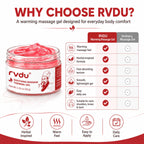 RVDU Warming Soothing Massage Gel for Muscles & Joints