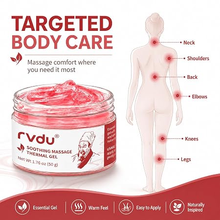 RVDU Warming Soothing Massage Gel for Muscles & Joints