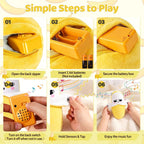 Child Musical Sensory Toy,Interactive Plush Toy with Sounds,Banana Doll