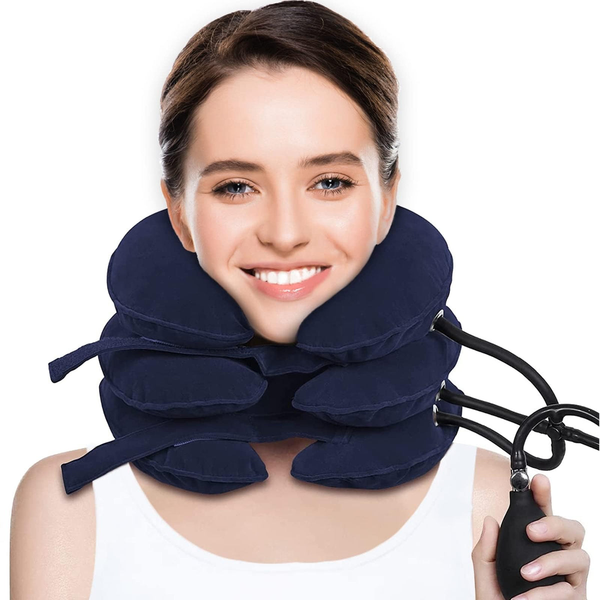 Cervical Neck Traction Device for Instant Neck Pain Relief